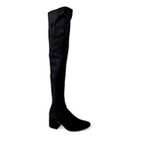 Botas Bucanera Elastizada Taco Bajo 6 Cm Invierno Moda