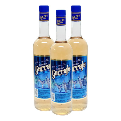 Tripack Licor De Agave Reposado Garrafa Azul 1l | Envío gratis