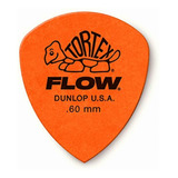 Dunlop Tortex Flow Púas De Guitarra Estándar De 0.60 Mm