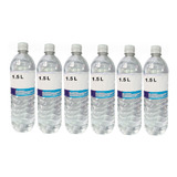 Agua Destilada 1.5 L Para Concentradores De Oxigeno  6 Pcs 