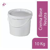 Crema Base Neutra Hidrosoluble - 10 Kg - Libre De Parabenos