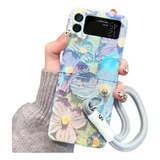 Funda Para Samsung Z Flip 3 4 5 Floreada