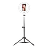 Aro De Luz Led 36cm + Tripode Selfie Celular + Soporte Cel