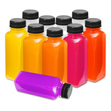 Manshu Botellas De Jugo De Plastico De 10 Onzas, Recipientes