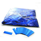 Papelitos Confeti Azul Metalizado  Lanza Papeles Fiestas Dj
