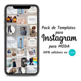 Templates Para Instagram De Moda - Editáveis No Canva