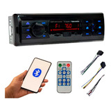 Som Automotivo Radio Auto Bluetooth Mp3 Player Controle Usb