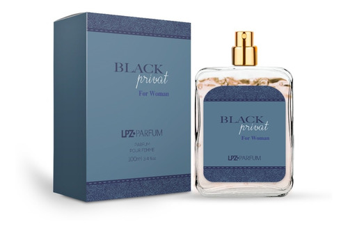 Perfume Black Privat Fem Lpz.parfum(ref. Importada)100ml