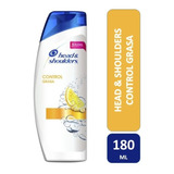 Shampoo Head & Shoulders Control Grasa 180 Ml