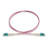 Patchcord Fibra Óptica Actassi Om4 Lc-lc Duplex Lszh 2m