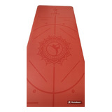 Mat Yoga Pu Caucho Natural 6mm Alineacion Entrenamiento