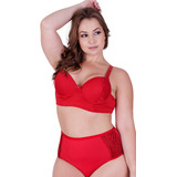 Conjunto Lingerie Plus Size Luxo Sutiã E Calcinha Reforçado