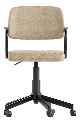 Cadeira Home Office Estofado Clássica  Retrô Giro 360