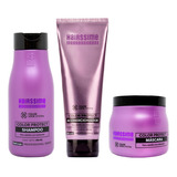 Hairssime Color Protect Kit Shampoo Enjuague Máscara Chico