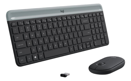 Combo Teclado E Mouse Sem Fio Logitech Mk470- Americano