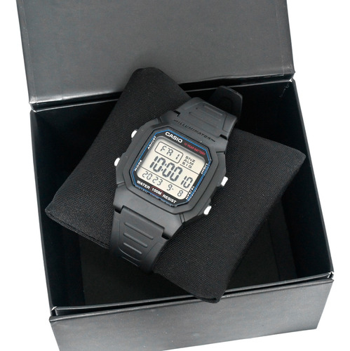 Relógio Casio Masculino Vintage W-800h 1av Digital Oferta 