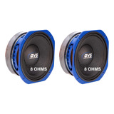 Par De Woofer Qvs 8 Polegadas 400rms Medio Grave Medio Qvs