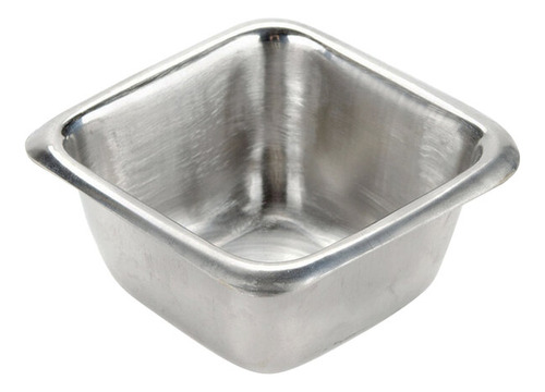 Ramekin Salsera  2.5oz.inox Cuadrada Metalcraft 24 Pzas.