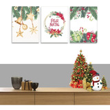 Quadro Decorativo Natal Natalino Fé Arvore De Natal 