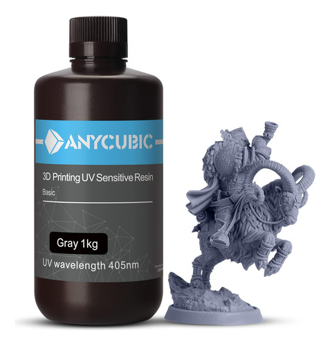 Anycubic - Resina Sla De Curado Uv De 405 Nm Para Impresora
