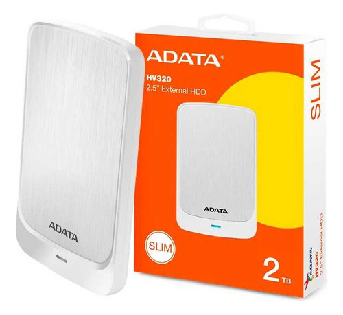 Disco Duro Externo Adata 2tb Diseño Ultradelgado Blanco