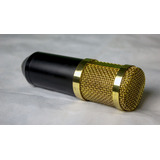 Microfone Usado Bm-800 Condensador Cardióide Preto/dourado