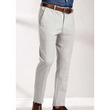 Pantalon Andrea Vestir Corte Slim Para Hombre Gris Claro