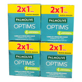 Caja Palmolive Optims Shampoo, 2 En 1 Sobres 48 Pz. Hotelero