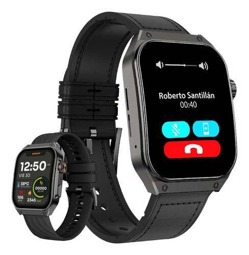 Smartwatch Binden Era Day Line Pantalla Curva Amoled 1.96 Llamadas Asistente De Voz Bluetooth Notificaciones Salud Deportes + 2 Correas