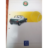 Folleto Peugeot 205 Roland Garros Cabriolet Publicidad