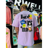 Remera Oversize Marca Farwell Modelo Panda