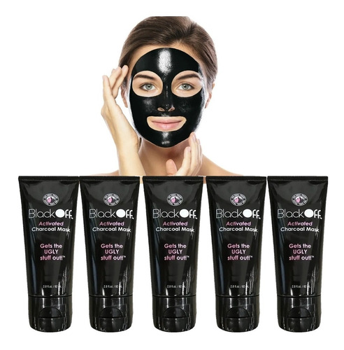 Pack 5 Mascarillas Faciales Mascarilla Para Puntos Negros