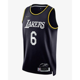 Lebron James Lakers Jersey 6 De La Nba Nike Dri-fit