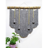 Macramé Para Colgar Tapiz De Pared, Bohemio Tejido A Mano