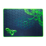 Mousepad Gamer Profesional Cosido Verde Con Diseño