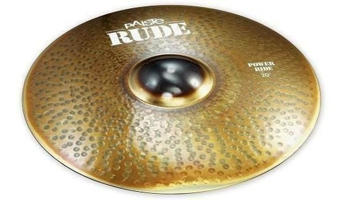 Platillo Paiste Rude Pr-20 Power Ride 20 Color Dorado Oscuro