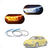 Kit Fitas Led Drl Farol + Seta 12v 60cm New Beetle 2012 2013