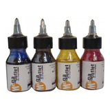 Kit De Tinta Coreana Moi Para Brother X 4 Botella De 50 Ml