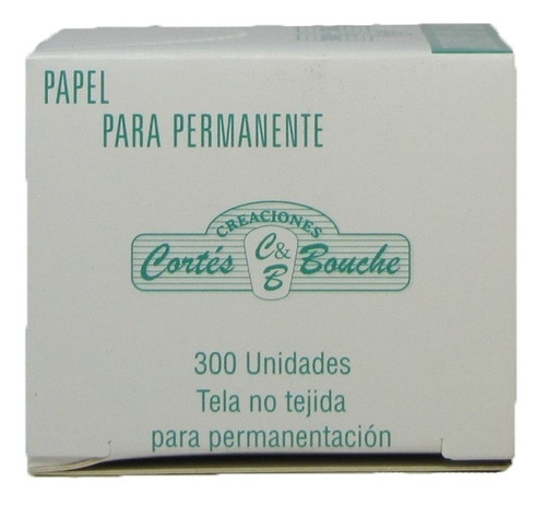 Papel Para Permanente Caja X 300 Unidades Peluquería 