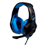 Headset Gamer Usb Para Ps4 Pc Profissional Warrior 244 Azul