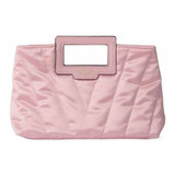 Bolso De Mano Victoria S Secret, Original, Rosa, Ribetes De Tela, Diseño De Tela Lisa