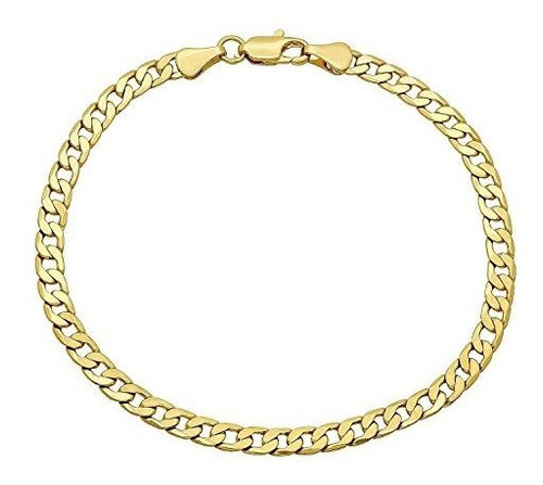 Collar Cadena Cubana Oro Sólido 18k
