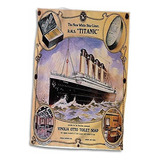 White Star Line Vintage Rose 3d Titanic Vinolia Otto Jabón 