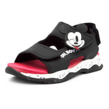 Sandalia Disney Mickey Mouse Ratón Color Negro 15-21