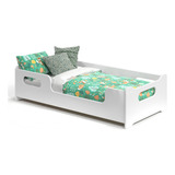 Ms Móveis Infantil Mini Cama Americano Juvenil Multifuncional Montessoriana Cor Branco