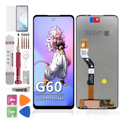Okbichi Pantalla Lcd Para Moto G60 / G60s Panb0001in, Panb0013in, Panb0015inxt2133-2, Xt2133-1 Negro