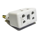 Adapta Benjamim Pino Conector Plug 10a 15a 20a 250v 10 Pçs