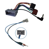 Chicote Som + Fm Para Instalação Honda Fit City 2008 A 2014