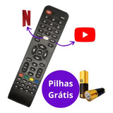 Controle Remoto Para Tv Philco Led Smart  Netflix E Youtube