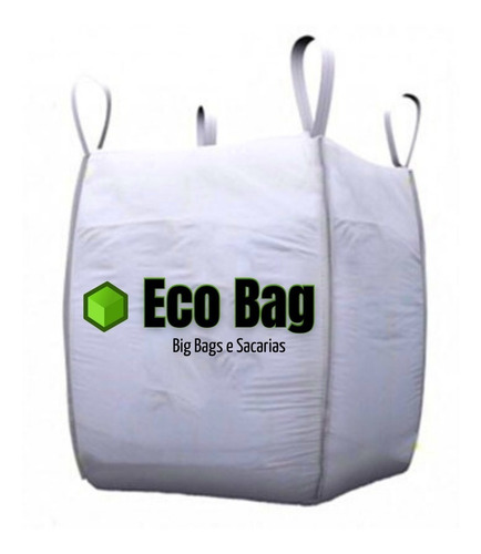 Saco Big Bag Ensacar Entulho Reciclagem 1000kg 1m³ Ref C1